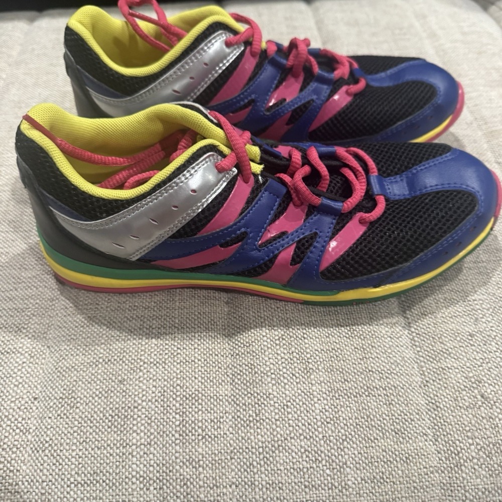 Bloch Zumba Dance Sneaker Womens Size 8.5 Colorful Bright - Picture 5 of 8